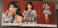 野口衣織 生写真 劇薬中毒 赤背景 コンプ