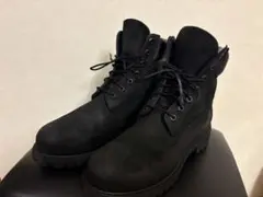 ティンバーランド 10077 プレミアム6インチ ブーツ 8.5W ブラック美品
