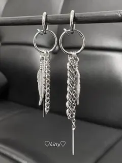 ジミン 着用タイプ!!【ミックスイヤリング19】フェイクピアス c17