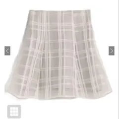 GRL インパン裏地付きチェック柄フレアミニスカート[tu1028]