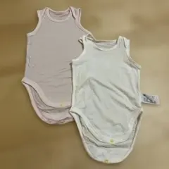 ユニクロ　ベビー　エアリズム　ノースリーブ　ロンパース　70サイズ
