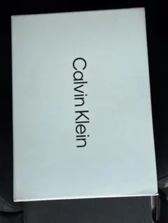 Calvin Klein 本革 二つ折り財布 グレー