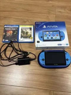 [美品] PlayStation Vita/PCH-2000 アクアブルーその他