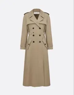 Christian Diorシルク スプリングコート レーヨン ベルト付き 2025年最新】Christian Dior レディース トレンチコート・スプリング