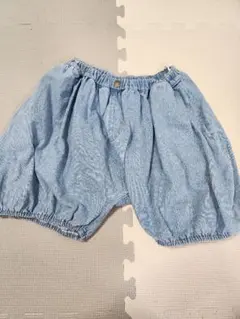 1025*テータテート　デニムバルーンパンツ　ブルー