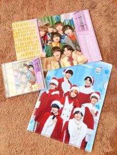 なにわ男子　ハッピーサプライズCD &ブルーレイ　クリアファイル2枚　新品あり