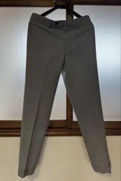 UNITED ARROWS ウールスラックス ライトグレー 春夏 ウール100％のサムネイル