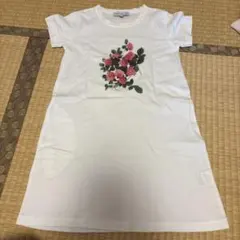 agnès b. 花柄 半袖ワンピース 8歳サイズ