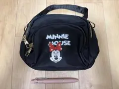 ミニーマウス ショルダーバッグ ブラック