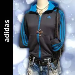 レアカラー アディダス ジップアップパーカー 平成ギャル y2k グランジ