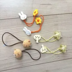 キッズヘアゴム　キャラクター　3点セット