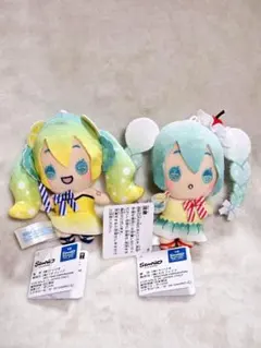 初音ミク☓シナモロール　クリームソーダ　レモンソーダ マスコットのサムネイル