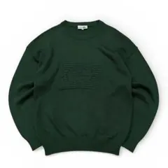 美品 80's Vintage LACOSTE ニット ロゴセーター メンズM