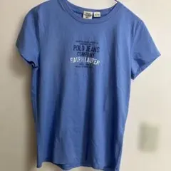 新品POLO JEANS COMPANY レディース Tシャツ　Ｌブルーのサムネイル