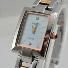 SEIKO セイコー SOLAR レディース腕時計 スクエア 稼働品