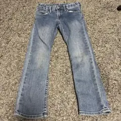 ライトブルーデニムパンツ ストレートレッグ