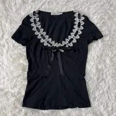 BLUMARINE ANNA MOLINARI Tシャツ　レース　リボンのサムネイル