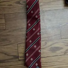Eastboy Venus バーガンディ ストライプネクタイ