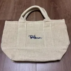 ロンハーマン RonHerman ロゴ刺繍 ヘンプミニトートバッグ 麻 リネンのサムネイル