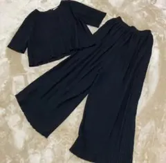 【大人気】MURUA 　セットアップ　パンツ　カットソー　ブラック