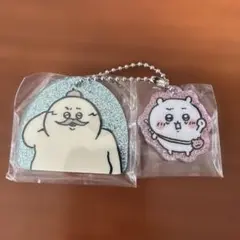 【ちいかわ】映画　人魚の島のひみつ　ラメアクリルキーホルダー　ちいかわと島二郎