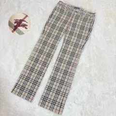 美品　バーバリー　classics 総柄　ノバチェック　パンツ　79cm グレー 2025年最新】バーバリーチェックパンツの人気アイテム - メルカリ