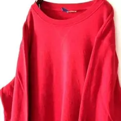 H&M DIVIDED プレーン スウェット トレーナー レッド 赤 古着