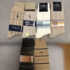 ソックス 6足セット ベージュ ホワイト