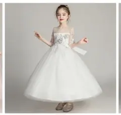 子供ドレス 発表会 キッズドレス フォーマル　ピアノ発表会　ドレス 160CM