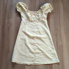 ANAP GIRL アナップ　ワンピース　チェック柄　女の子　キッズ