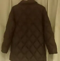 東京スタイル黒いキルティングダウンジャケット