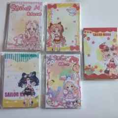 セーラームーン風 メモ帳 5個セット