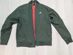 Nike グリーン MA-1 ナイロンジャケット Lサイズ
