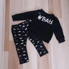 SLAPSLIP❤まとめ売り セットアップ トレーナー パンツ 裏起毛 90