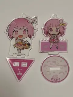 プロセカ 鳳えむ アクスタ アニメイトカフェ スイパラ 2点セット