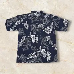 【ANYON RIVER BLUES メキシコ アロハシャツ 半袖シャツ L】
