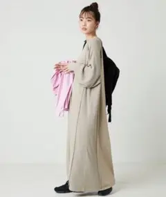 FREAK'S STORE ピグメント加工 ワッフル 切り替え ワンピース