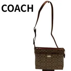 コーチ ショルダーバッグ シグネチャー ブラウン COACH