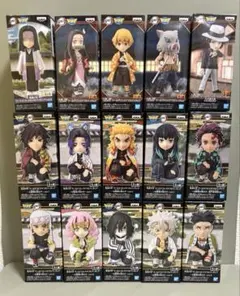 鬼滅の刃 ワールドコレクタブルフィギュア 15種セット お館様の前だぞ