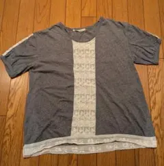 pual ce cin グレー 半袖Tシャツ