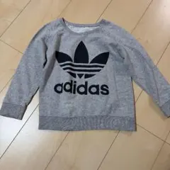 adidas キッズ トレーナー グレー 140cm