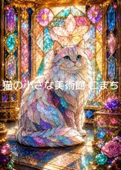 〈一枚限りの作品〉虹彩の光をまとう猫