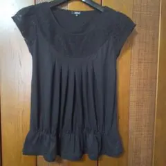 ＊美品＊DRESKIP 黒 半袖 トップス M