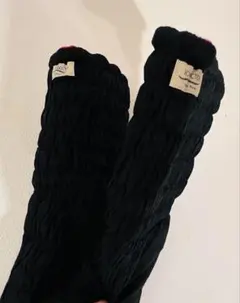 IOCTON レッグウォーマー ブラック