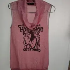 HYSTERIC GLAMOUR ノースリーブ ガールプリント　ヴィンテージのサムネイル