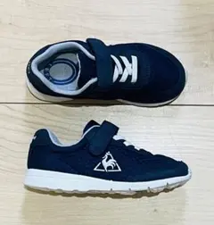 ルコック ネイビー メッシュ スニーカー 16