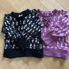 ninoトレーナー 110cm 2着セット双子