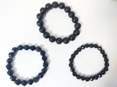 オブシディアン　ブレスレット　3個セット
