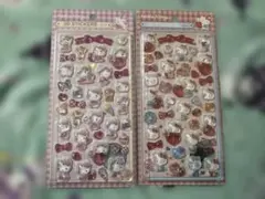 ハローキティ ボンボンドロップシール 2枚セット