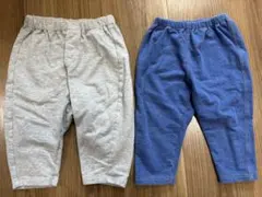 ユニクロ　ベビー　スラウチパンツ　レギンス　リラックスフィット